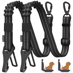 Pawaboo 2Pack Cinturón de seguridad para perro en coche, ajustable