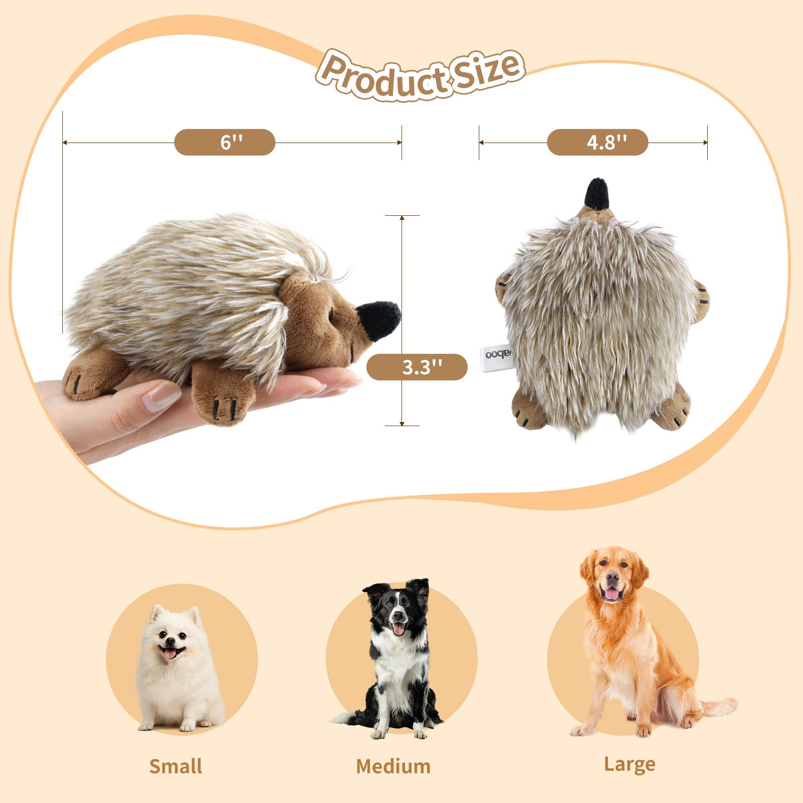 Pawaboo erizo regalo ideal para cumpleaños o fiestas caninas.