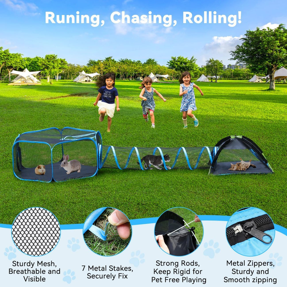 Pawaboo estructura resistente, marco estable para juego activo.