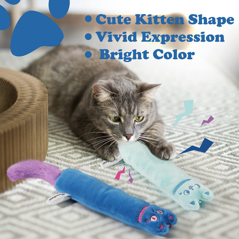 Pawaboo: juguete de peluche suave, tacto cómodo para morder y acurrucarse.