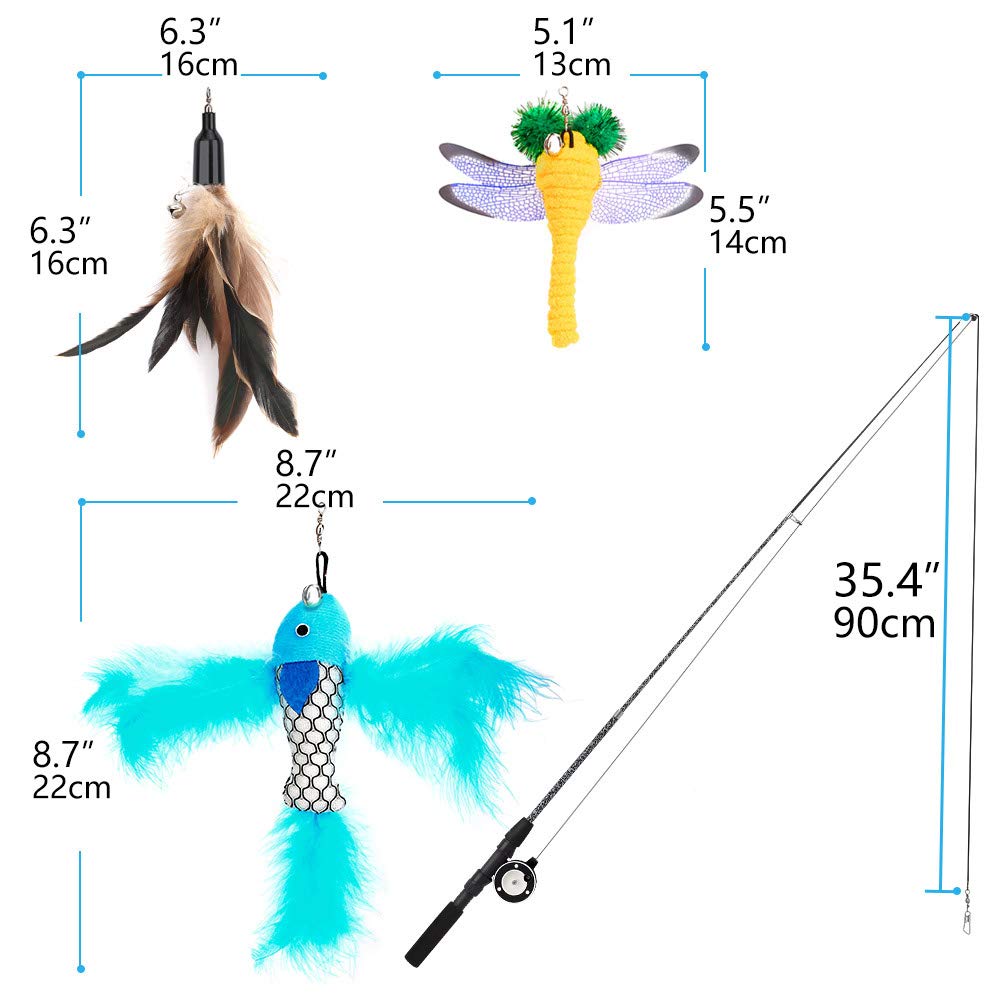 Pawaboo polea de ajuste, longitud configurable para interactuar.