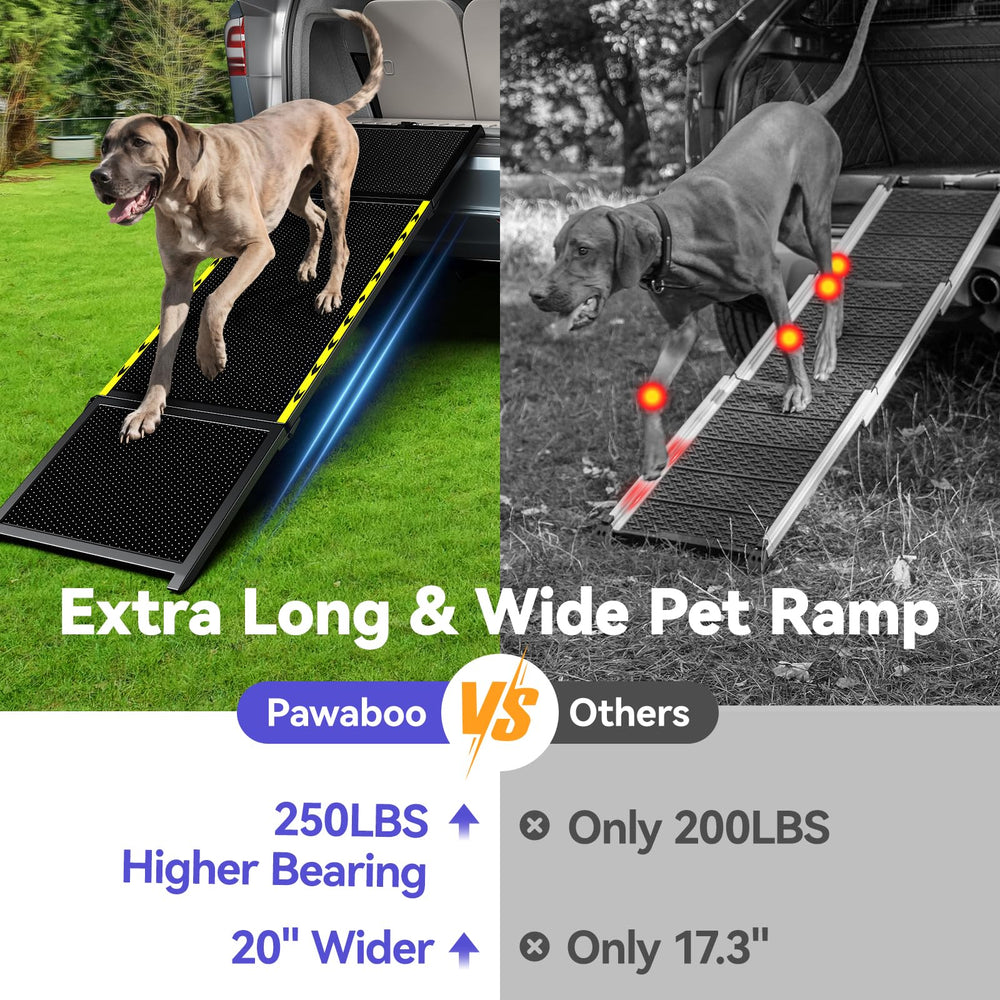 Pawaboo rampa amplia 20 pulgadas para perros grandes