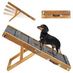 Pawaboo rampa para perros subiendo al sofá, estable y segura para mascotas