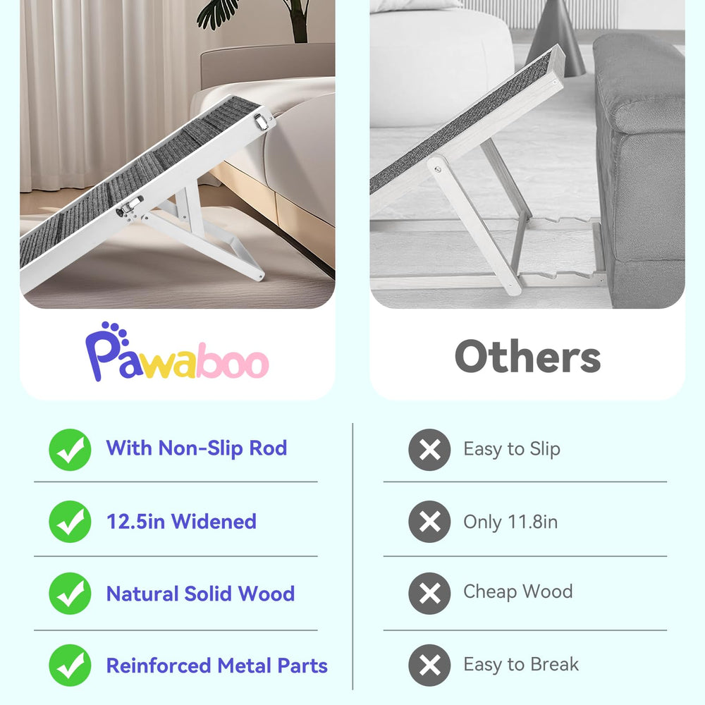 Pawaboo rampa para subir al sofá, uso en sala