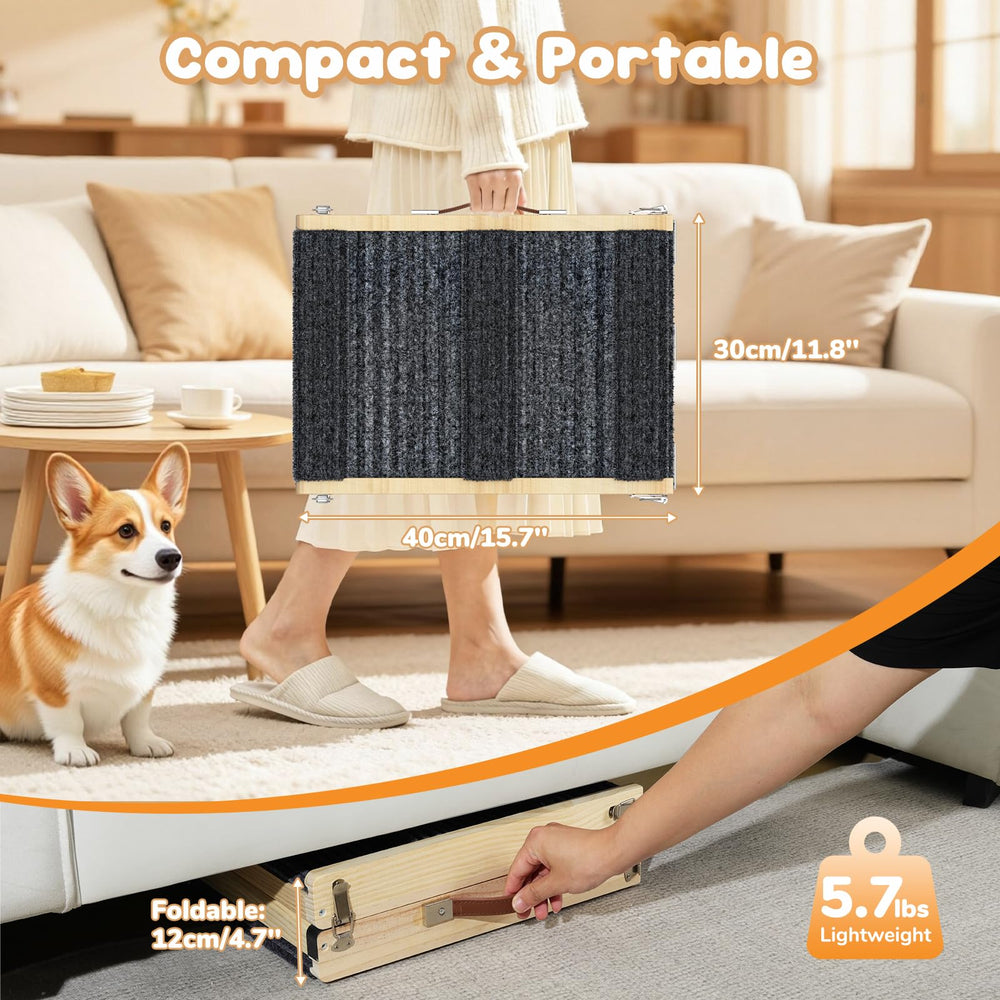 Pawaboo rampa doblada y portátil para guardar o viajar
