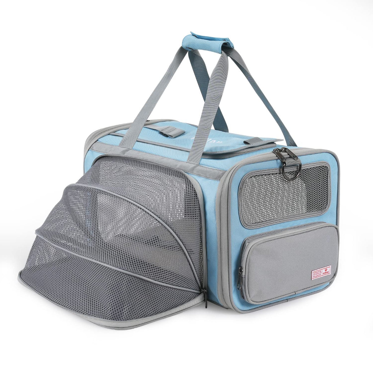 Portador Gato Avion Exterior de Pawaii, práctico para viajar.