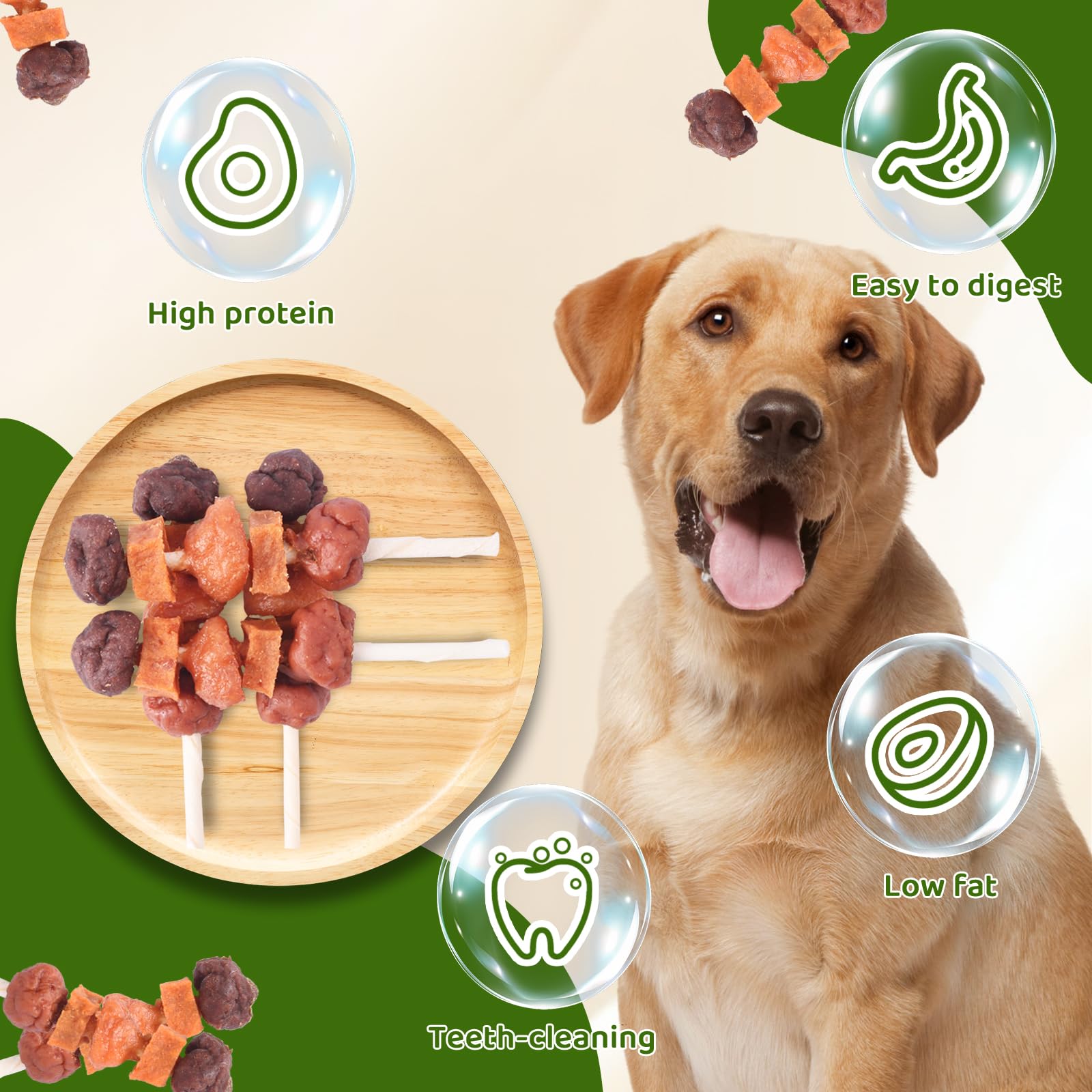 Pawant brochetas calabaza: fibra natural para la motilidad intestinal.
