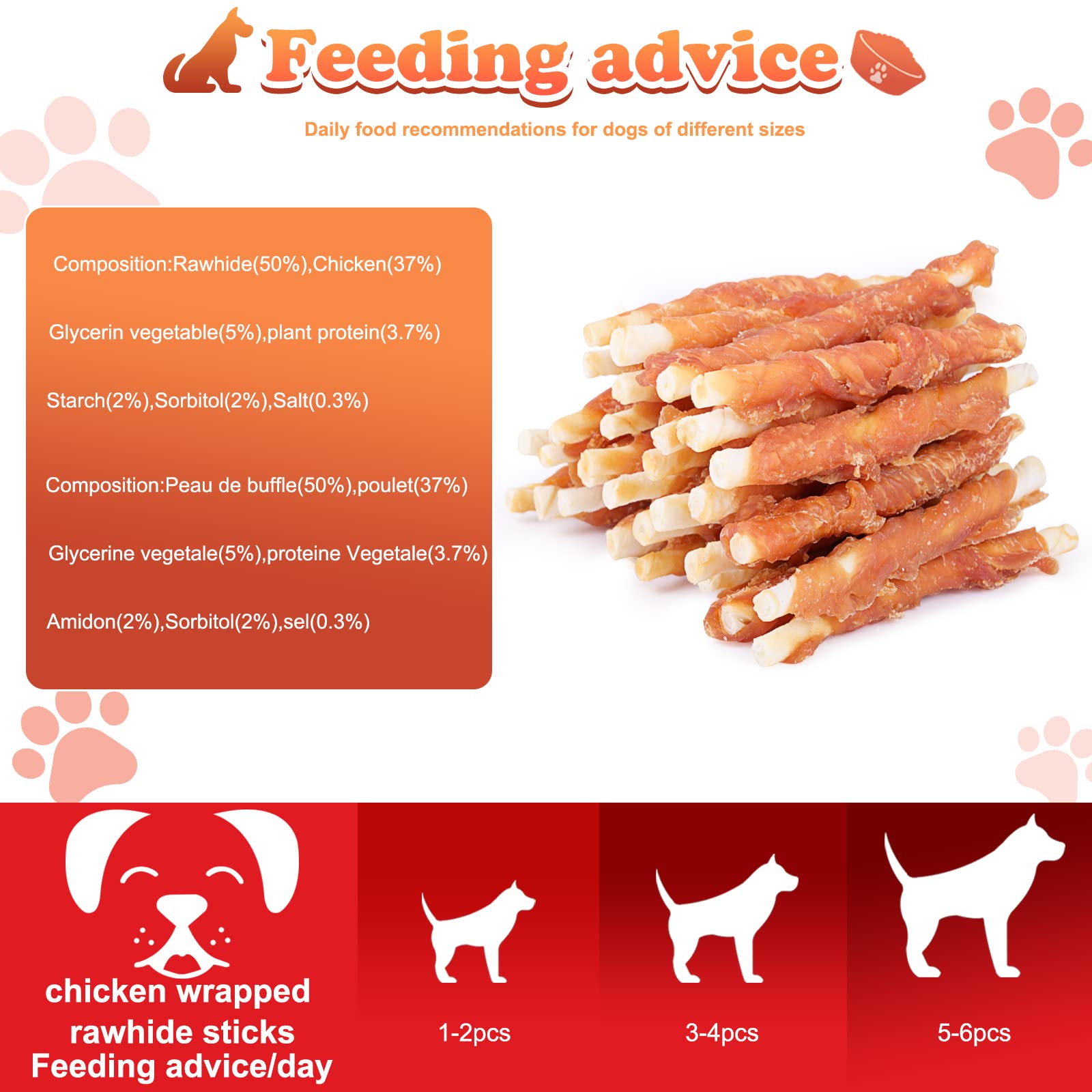 Pawant Digestión fácil: huesos para perros fáciles de digerir.