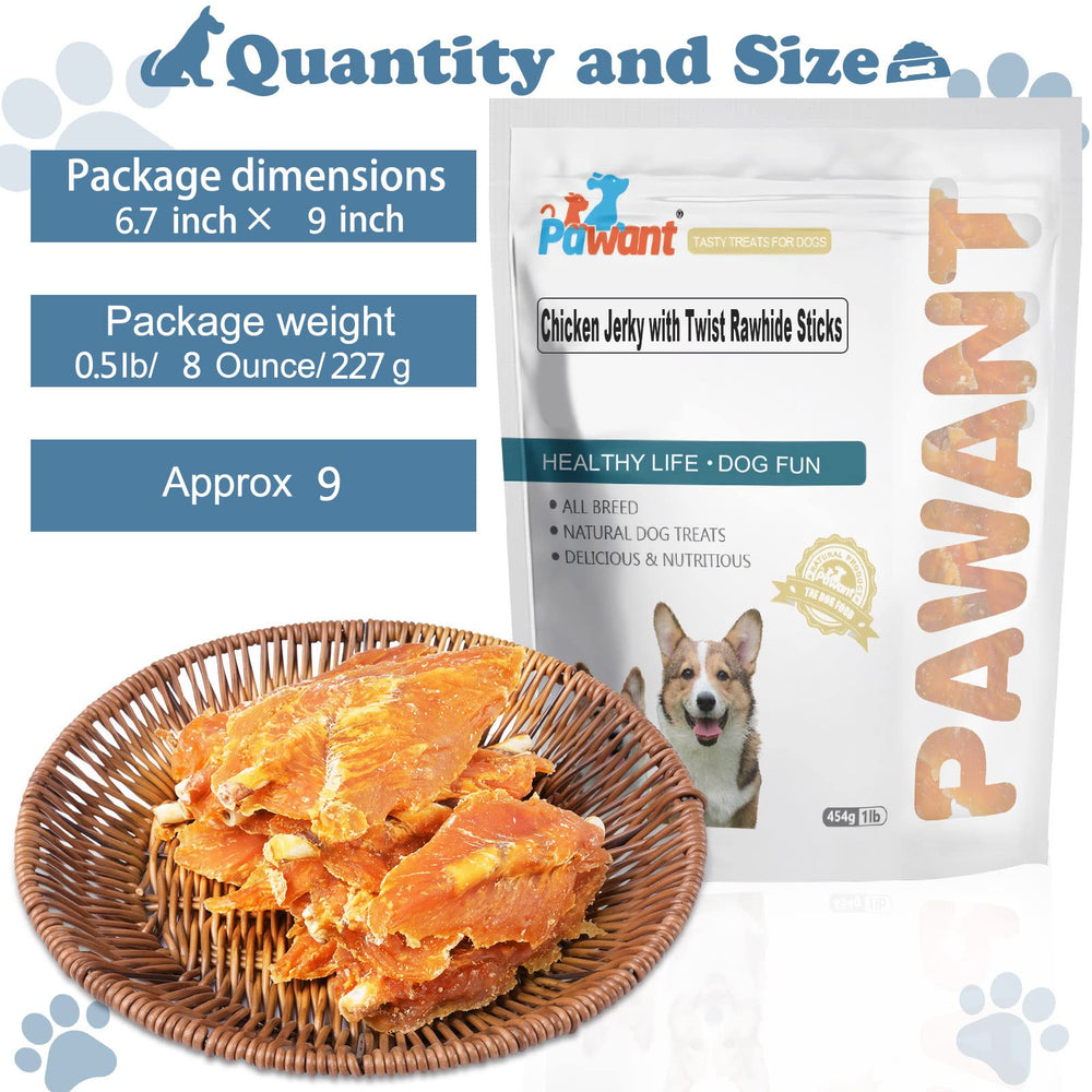 Pawant tamaño pequeño y mediano, bocado duradero para masticar.