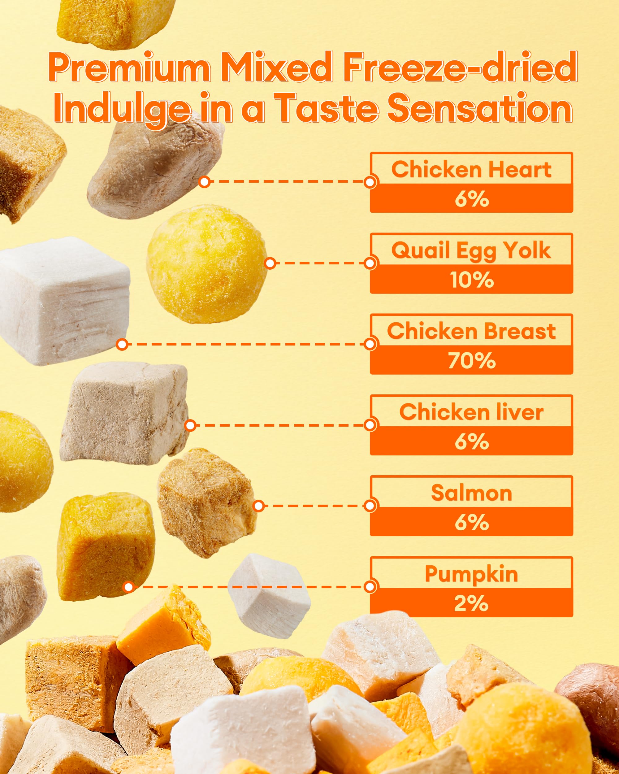 Pawaura salmón, sabor suave y proteína para snack sabroso.