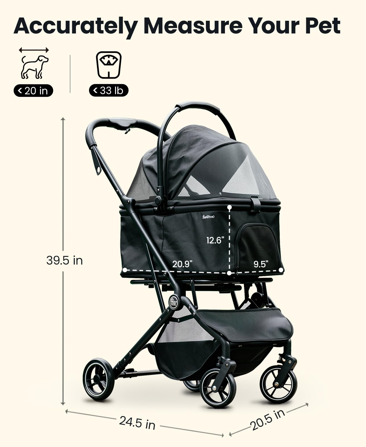 Pawccoli-sobre-seguridad-correa: diseño antiescapes con tres broches.