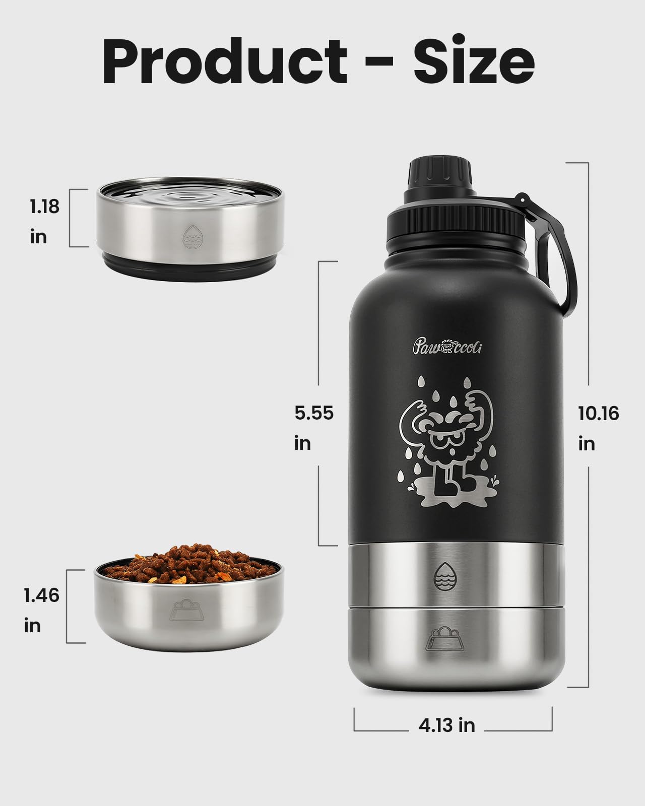 Perfecto para caminatas y camping con tu perro.