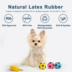 Pawdoer bola con sonido, estimula el juego activo y la atención.