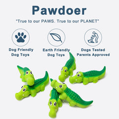 Pawdoer bola chirriante de latex suave para morder.