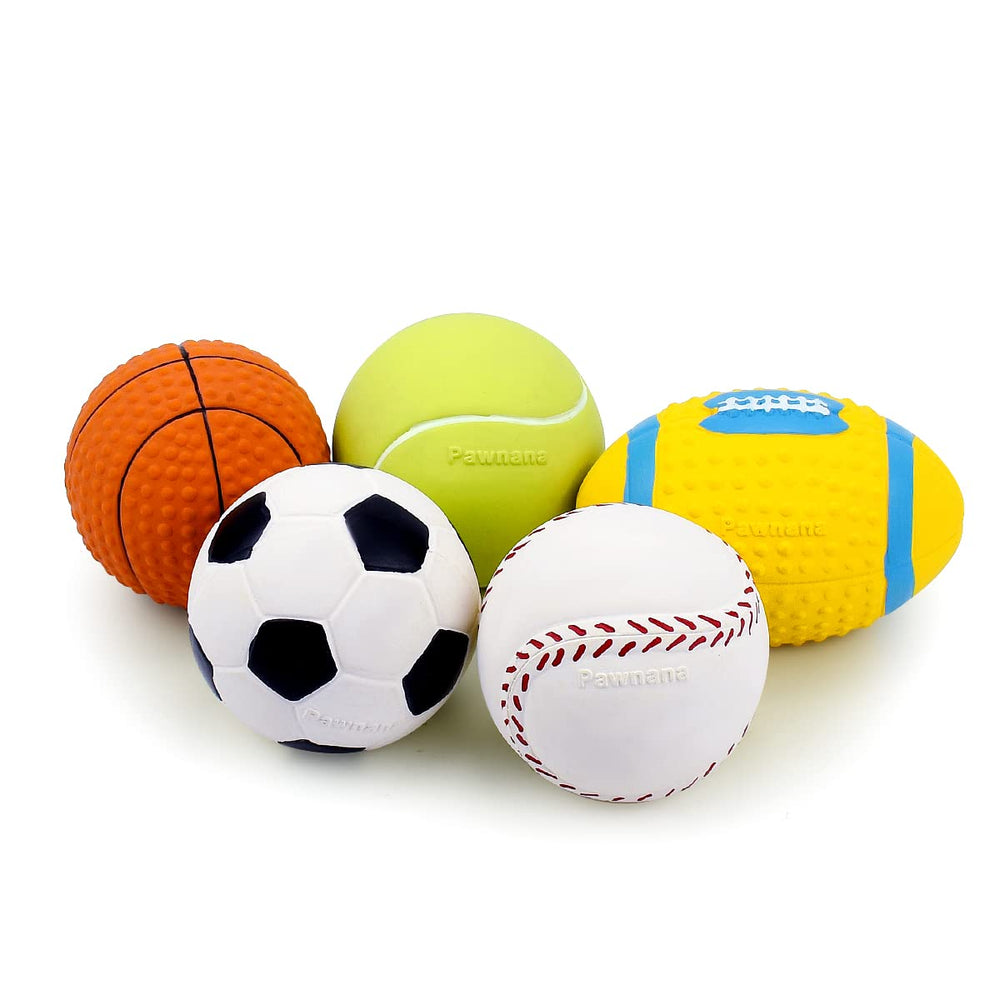 Pawdoer Pelota de baloncesto en latex suave, ideal para juego interactivo en interiores.
