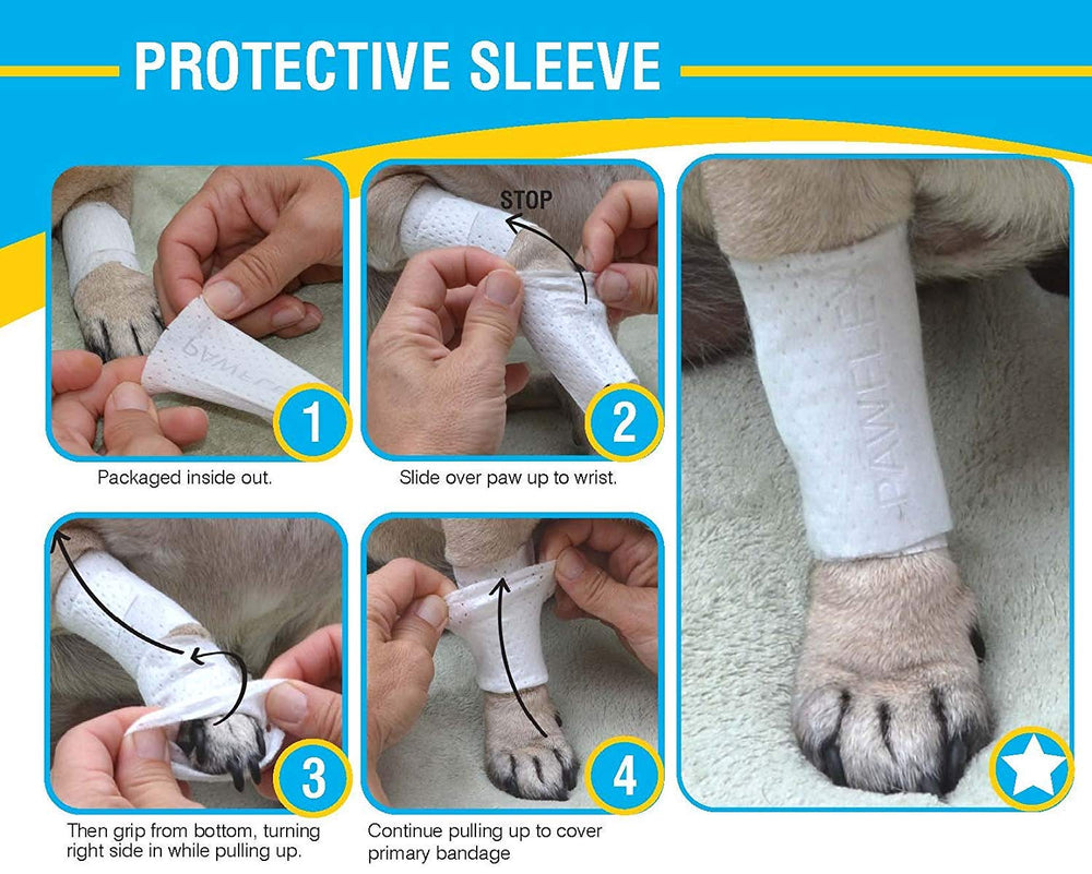 Grip anti-deslizante de PawFlex mantiene la manga en su sitio