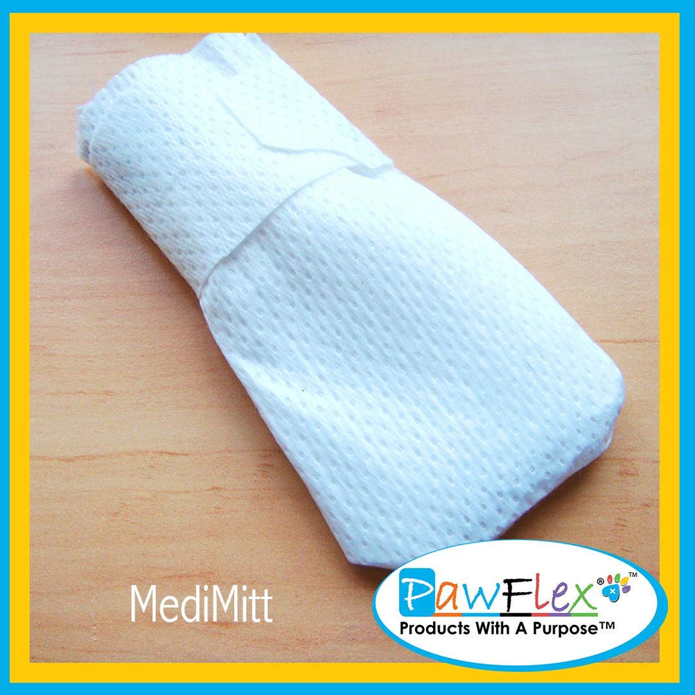 PawFlex Medimitt: diseño duradero y lavable para uso.