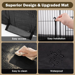 PAWING tapete impermeable de 24x48: protege suelos y facilita la limpieza.