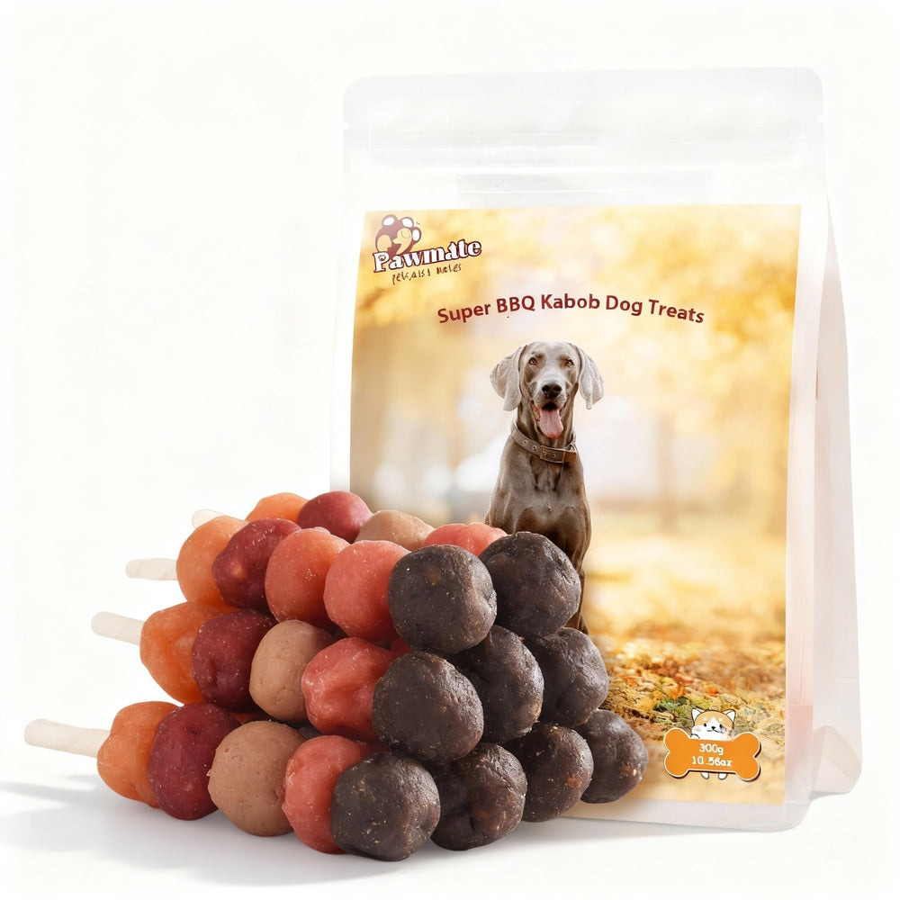 Pawmate brochetas pollo: recompensa sabrosa para entrenamiento diario.