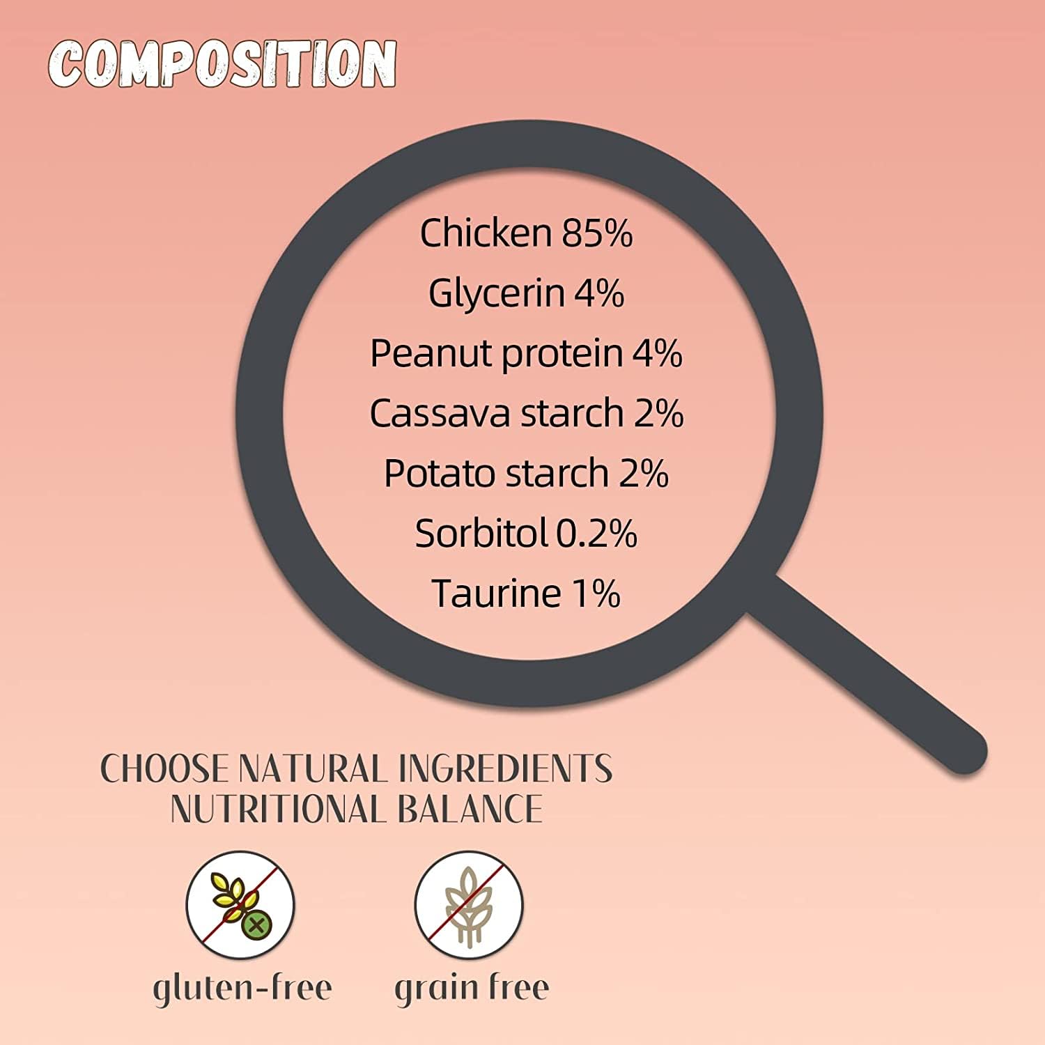 Pawmate sans éléments durs et céréales, snack sûr et sans additifs.