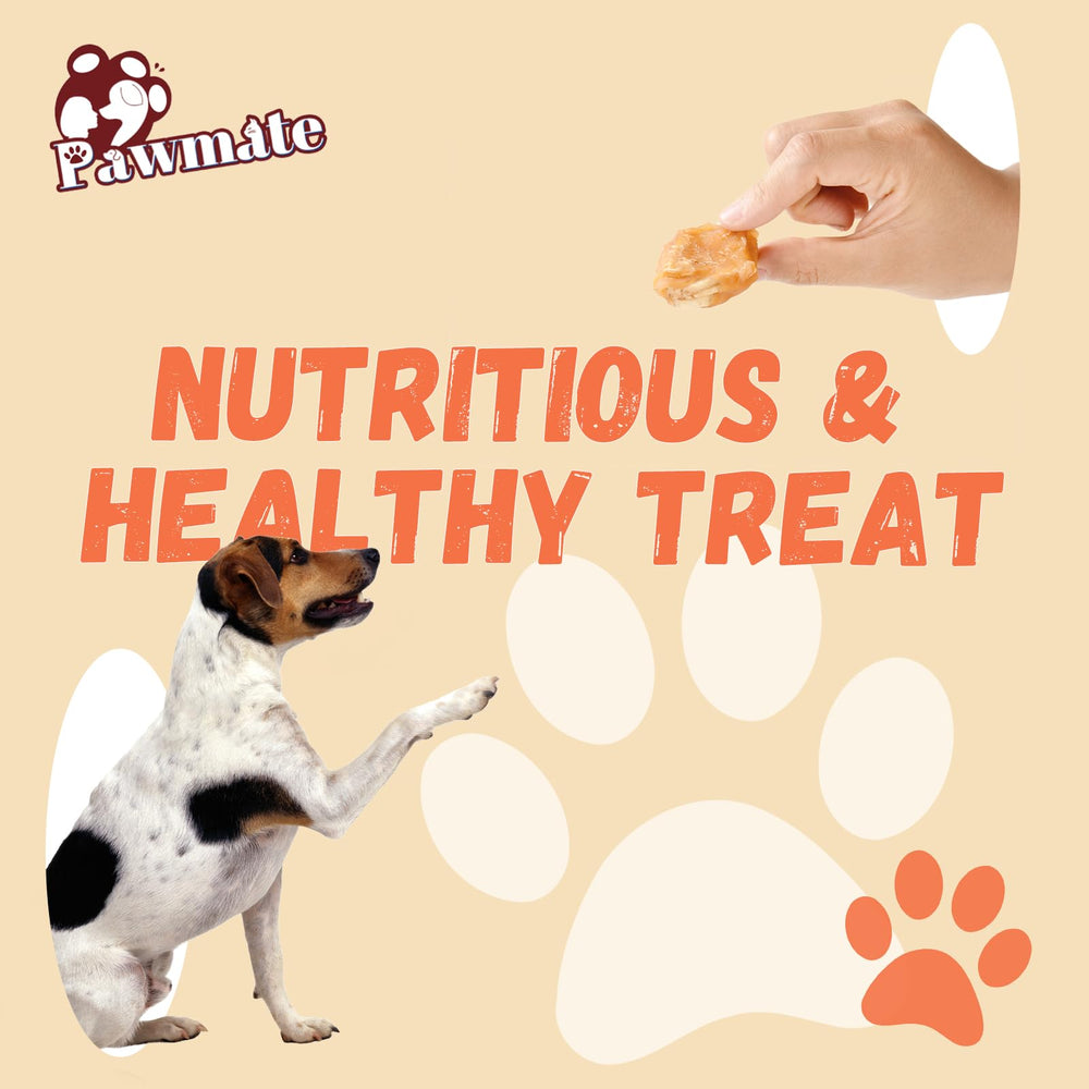 Pawmate Snack para perros activos, masticable y sabroso.