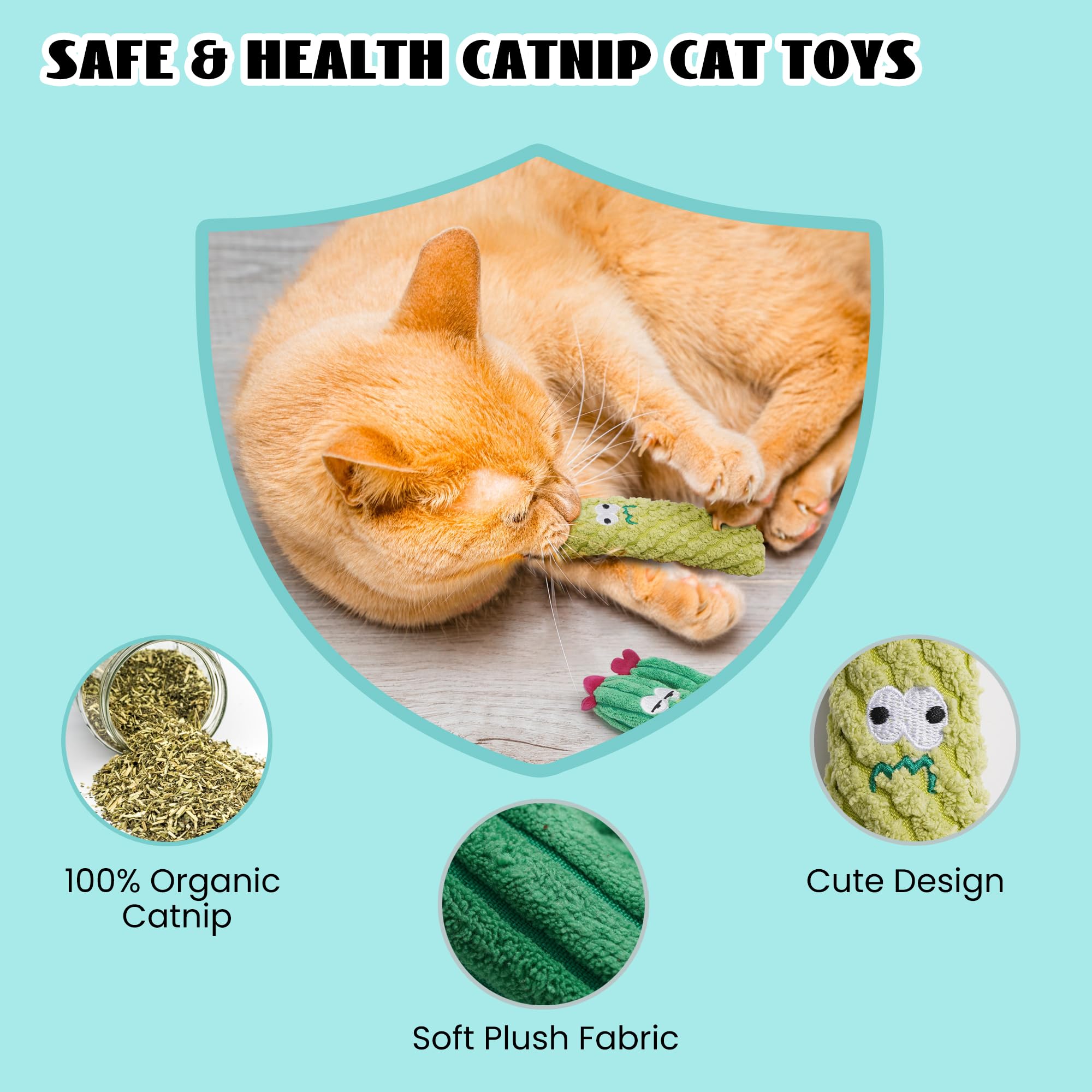 Pawsible juguete cactus interactivo para jugar junto a su humano.