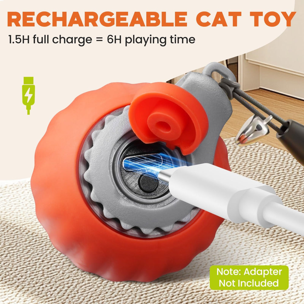 PawsomeFinds carga USB-C para juego continuo de horas