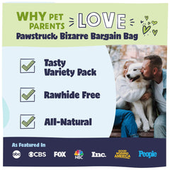 Pawstruck huesos naturales, opción de masticación segura para todas las razas.