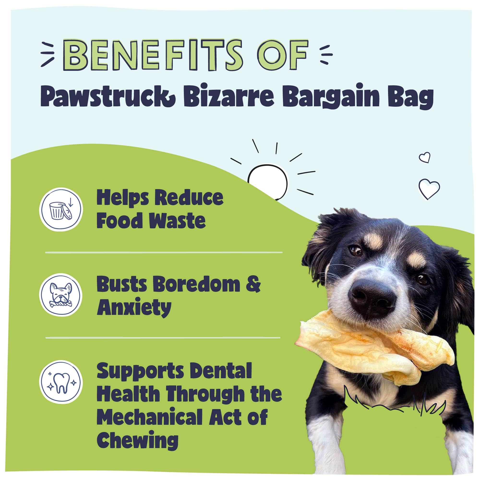Pawstruck jerky de carne, snack natural para perros activos.
