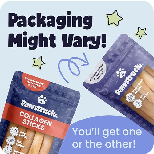Sin maíz ni soja, palitos de colágeno para perros grandes.