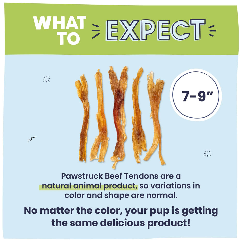 Pawstruck sin aditivos: tendones de res para perros con sabor natural
