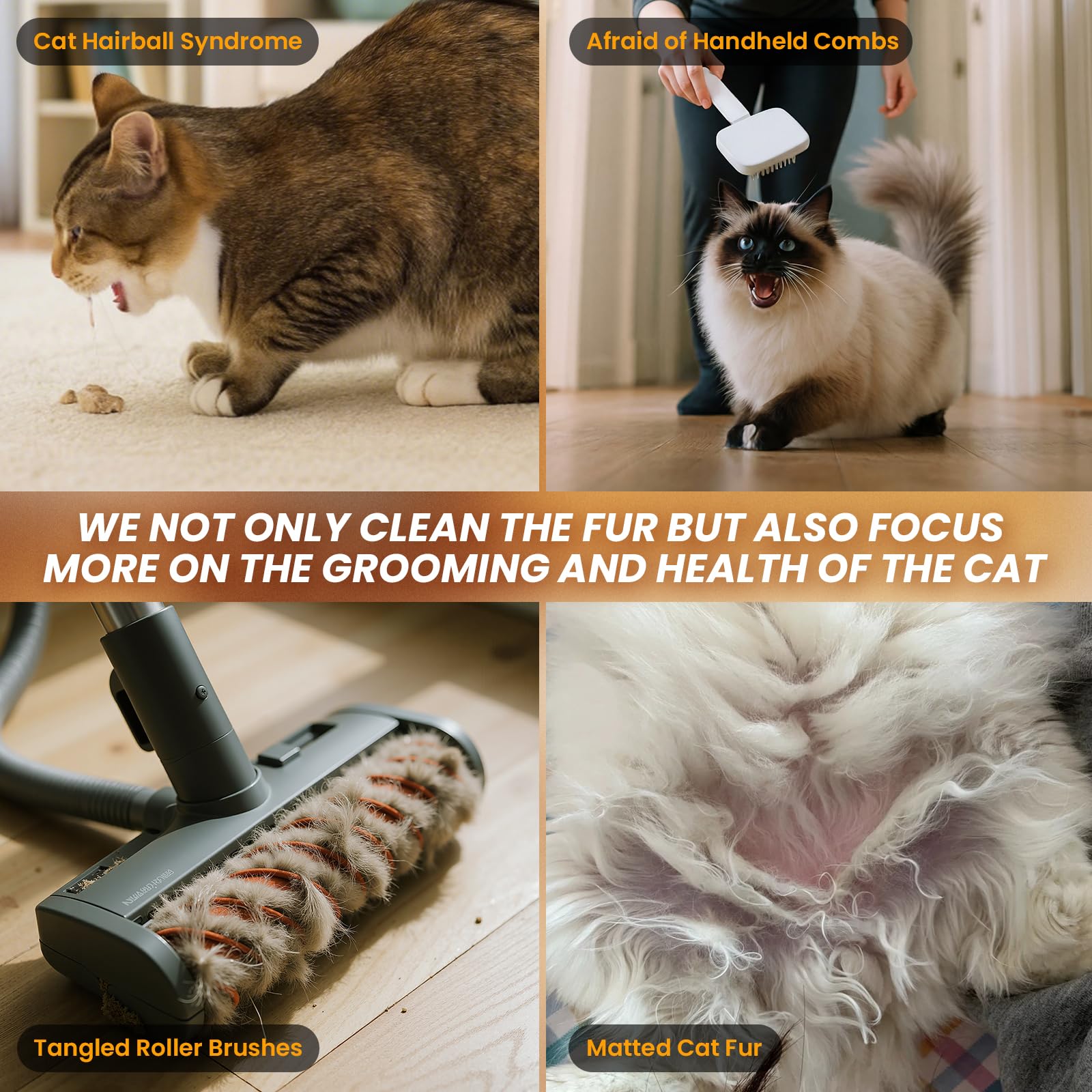 PawSwing diseño ergonómico facilita grooming en casa