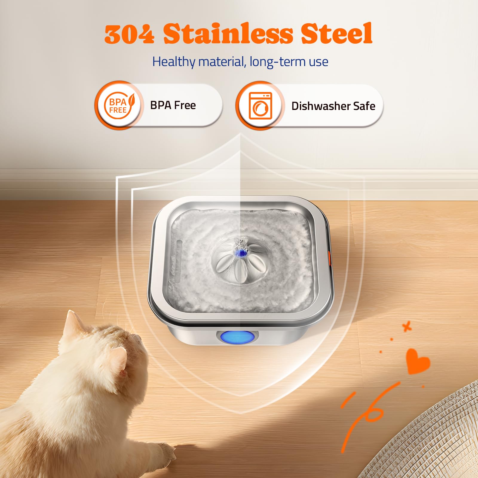 Pawtners filtro de carbono activado para agua más fresca y sin olores.