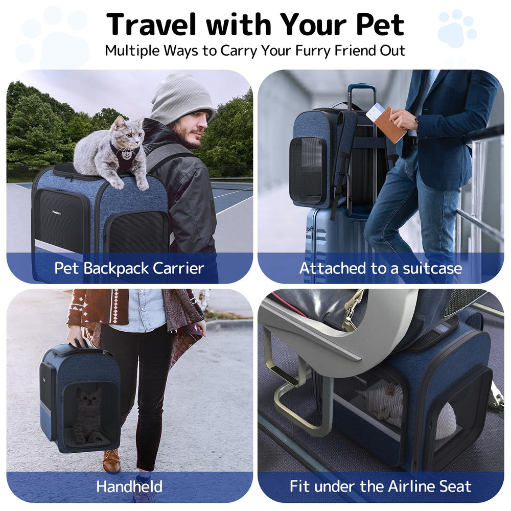 Pawtners transportín ideal para viajes, senderismo y excursiones con tu mascota.