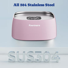 Pawtners Upgrade No Spill Bowl disco flotante regula el caudal para beber más pausado.
