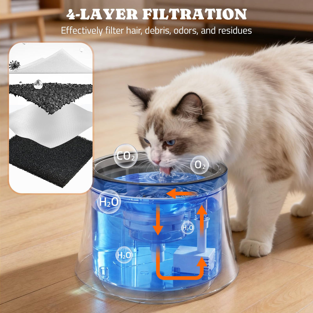 Pawtners zona de bebida profunda, diseño cómodo para beber.