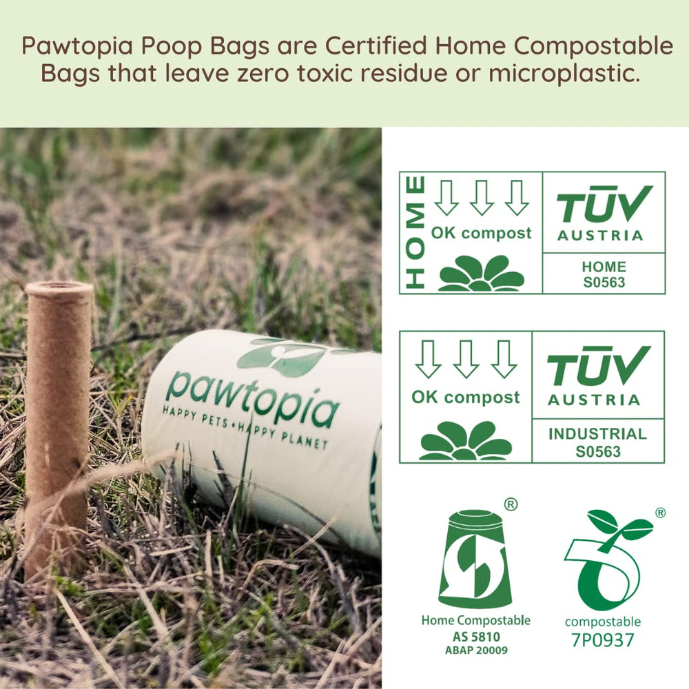 Pawtopia, bolsas fáciles de abrir y separar para uso inmediato.