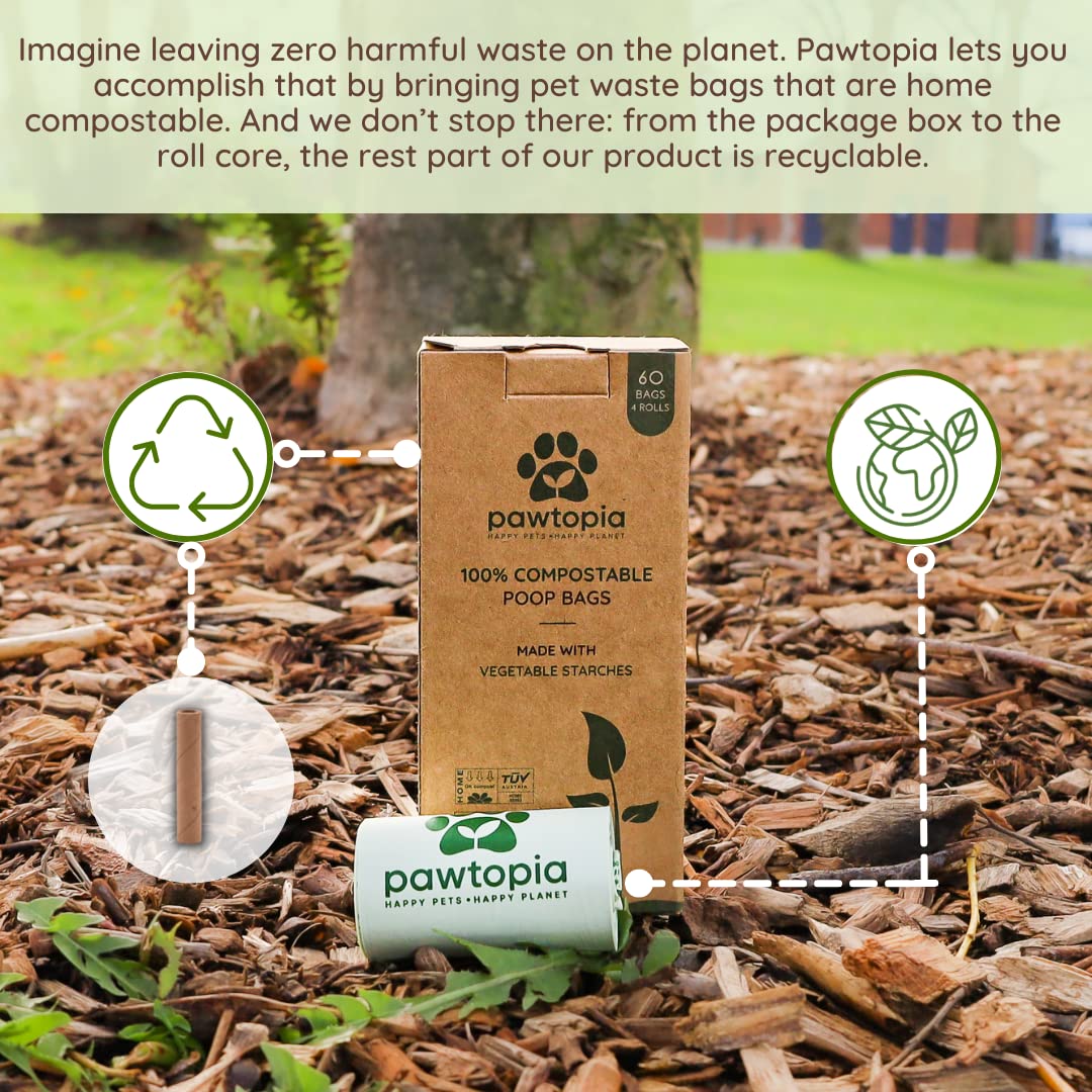 Pawtopia, bolsas a prueba de fugas y olores para paseos largos.