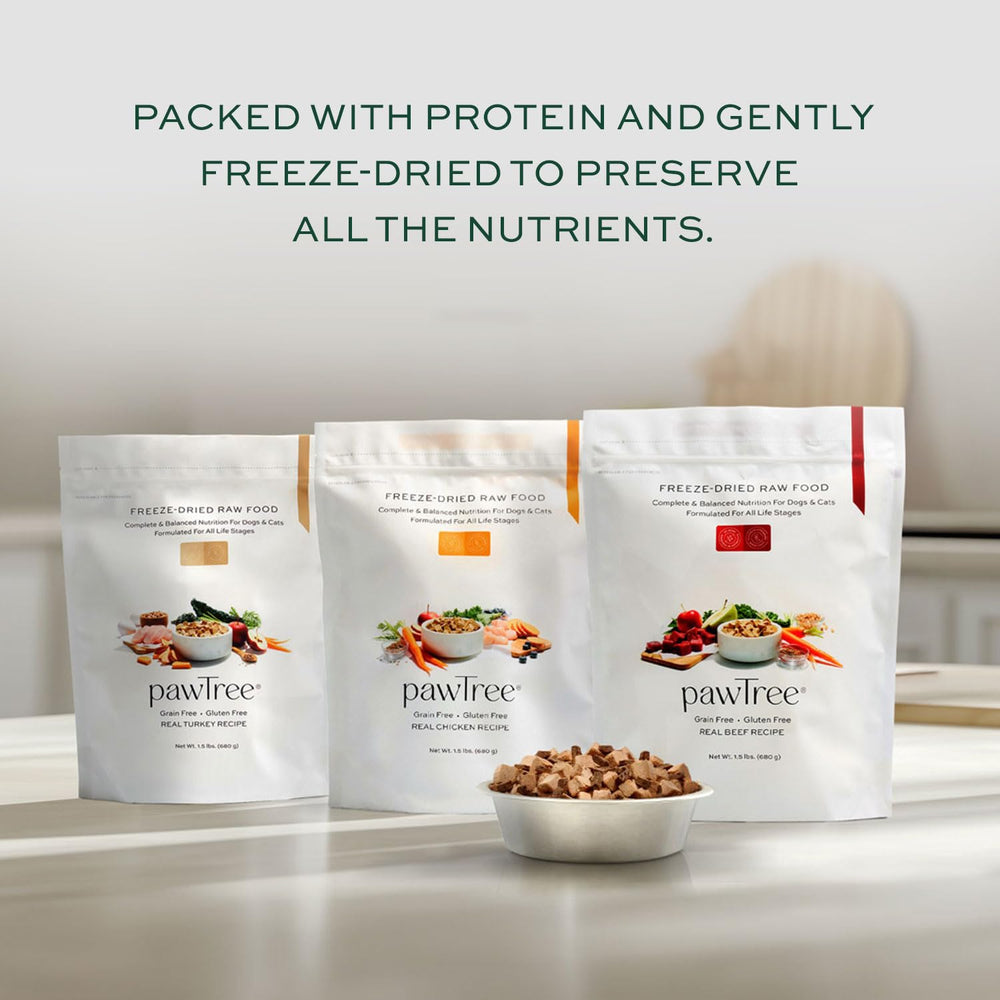 pawTree ternera superalimentos, mezcla de ingredientes saludables para vitalidad