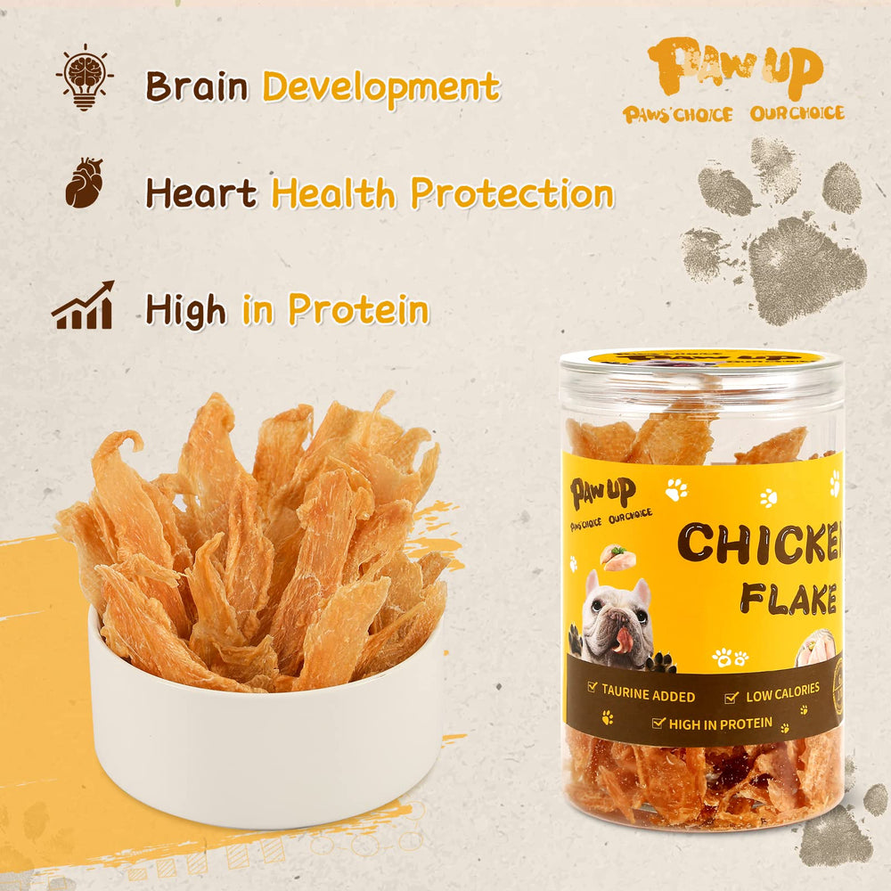 PAWUP copos de pollo crujientes para perros, sabor atractivo