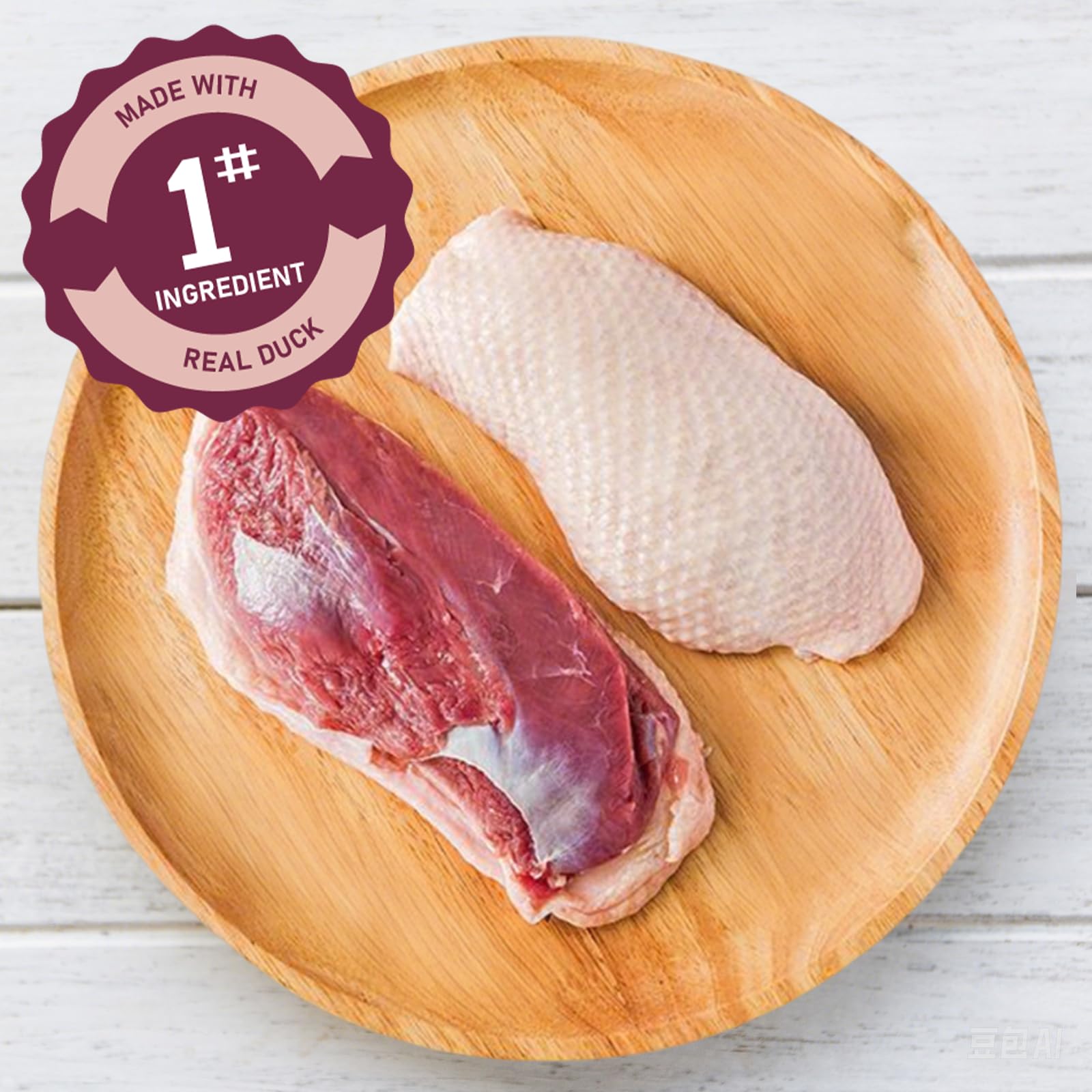 PAWUP premios de pato con queso, taurina añadida para vitalidad diaria.