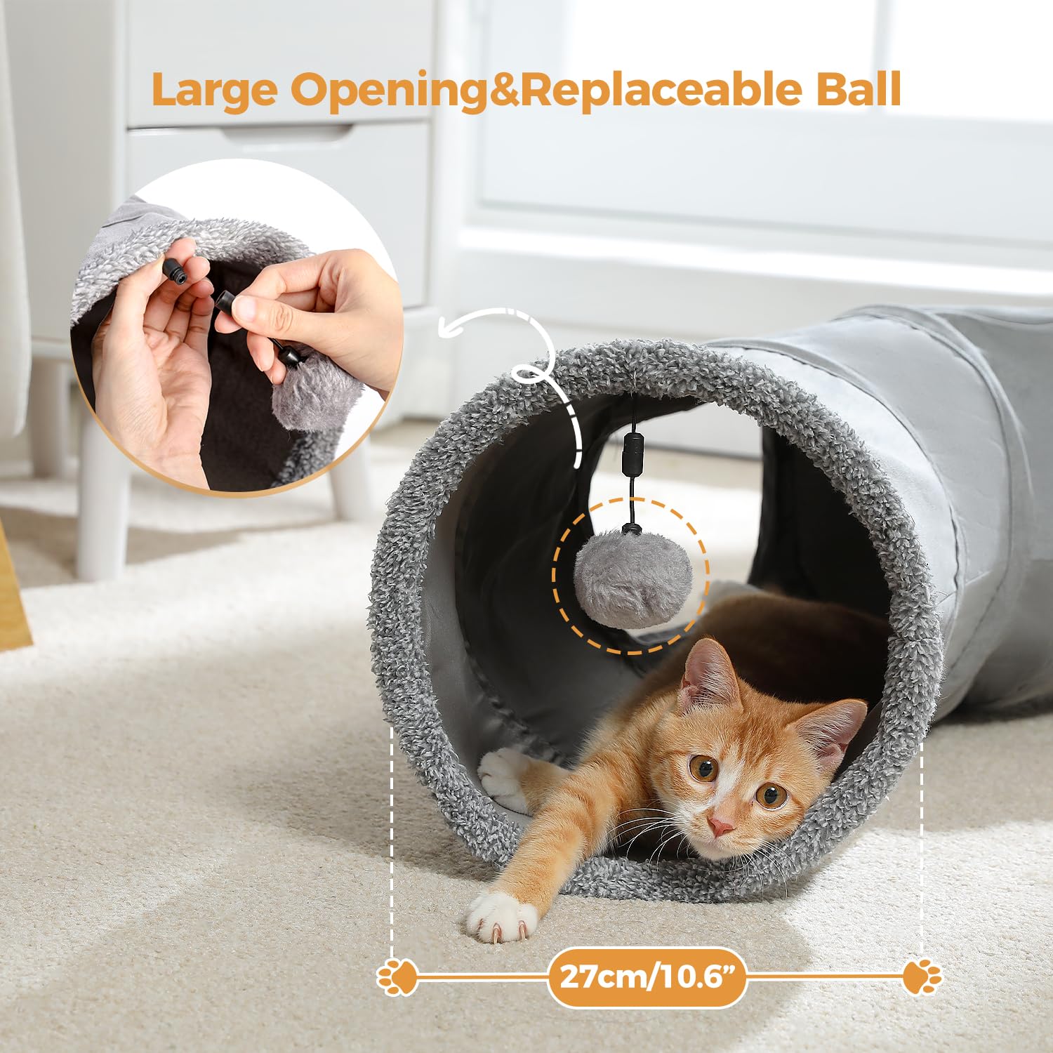 PAWZ Road tunel bola colgante para juego adicional y ejercicio.