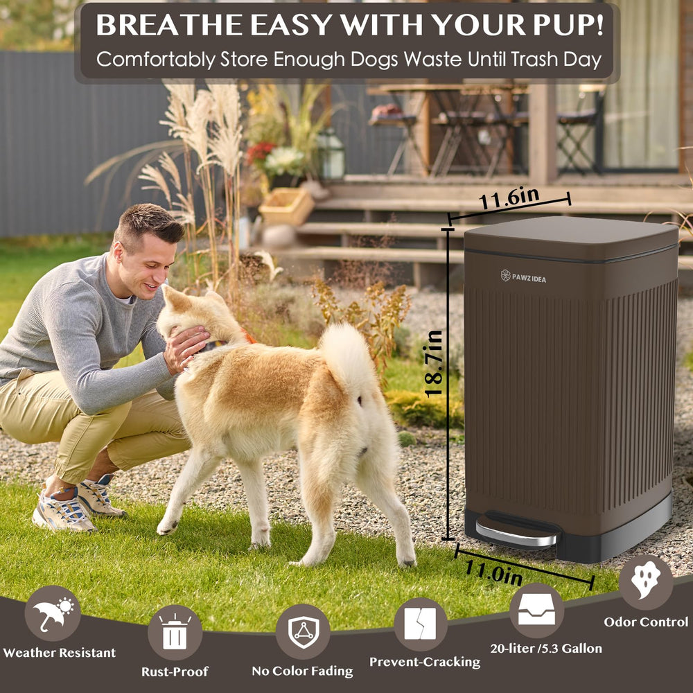 PAWZIDEA cubeta interna desmontable facilita la limpieza