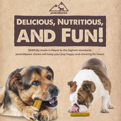 PeaksNpaws facil-digestion-yak-cheese: snack suave para estómagos sensibles.