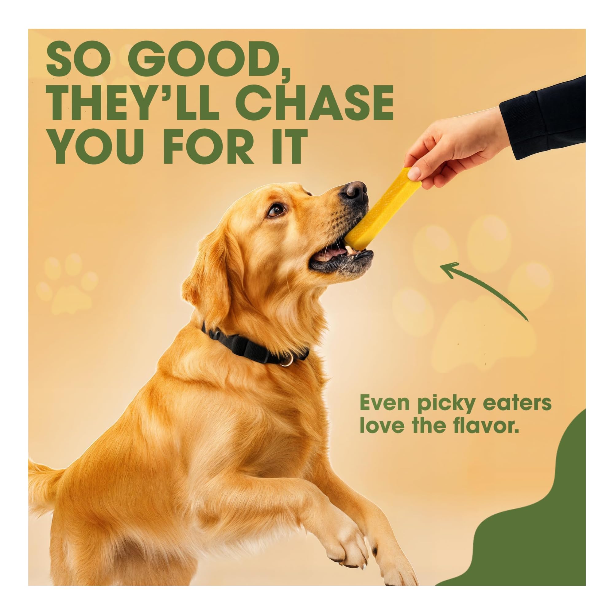 peaksnpaws queso yak del Himalaya, bastón duradero para sesiones de juego prolongadas.