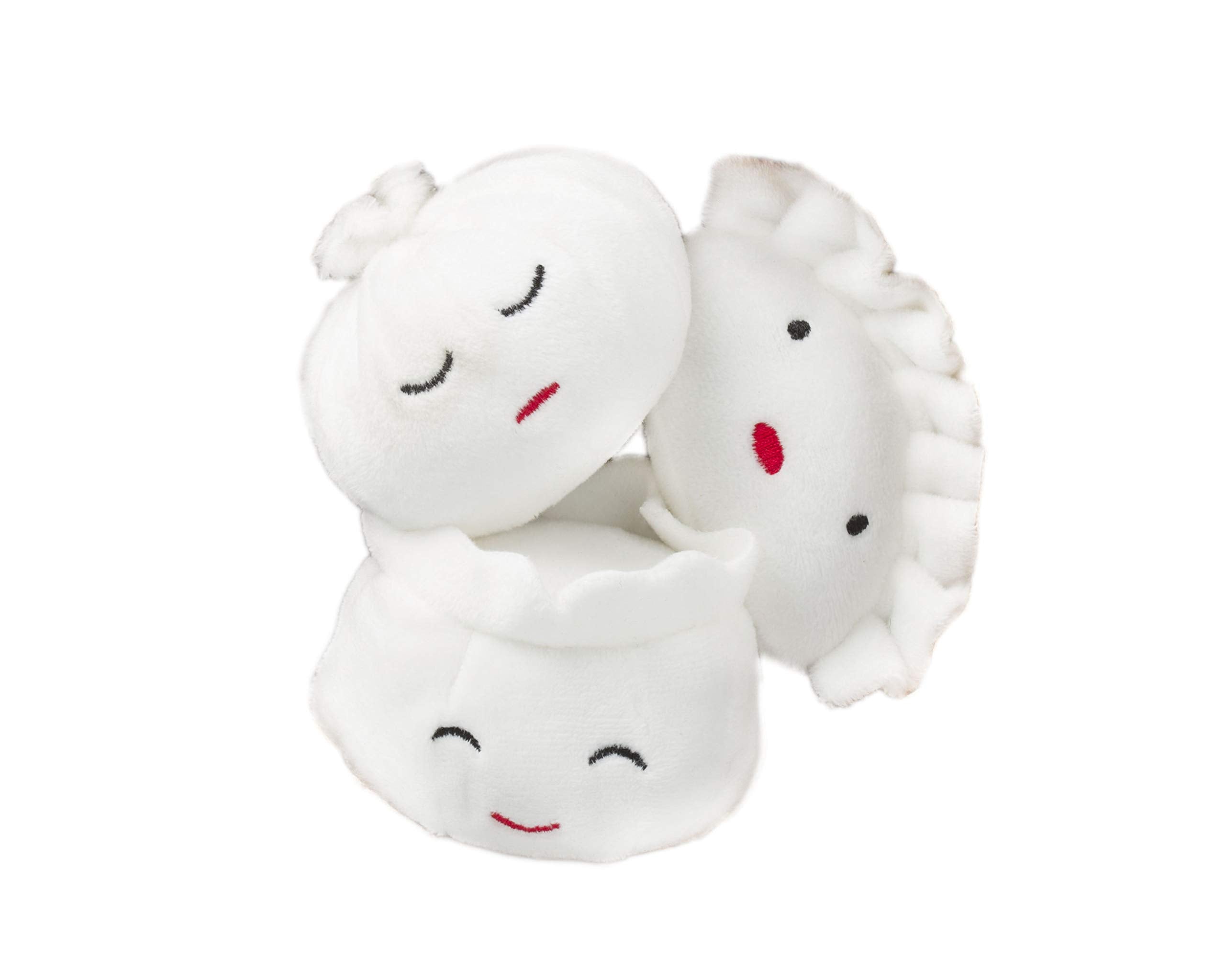 Pearhead Dim Sum: conjunto tres juguetes para perro, perfecto para juego diario.