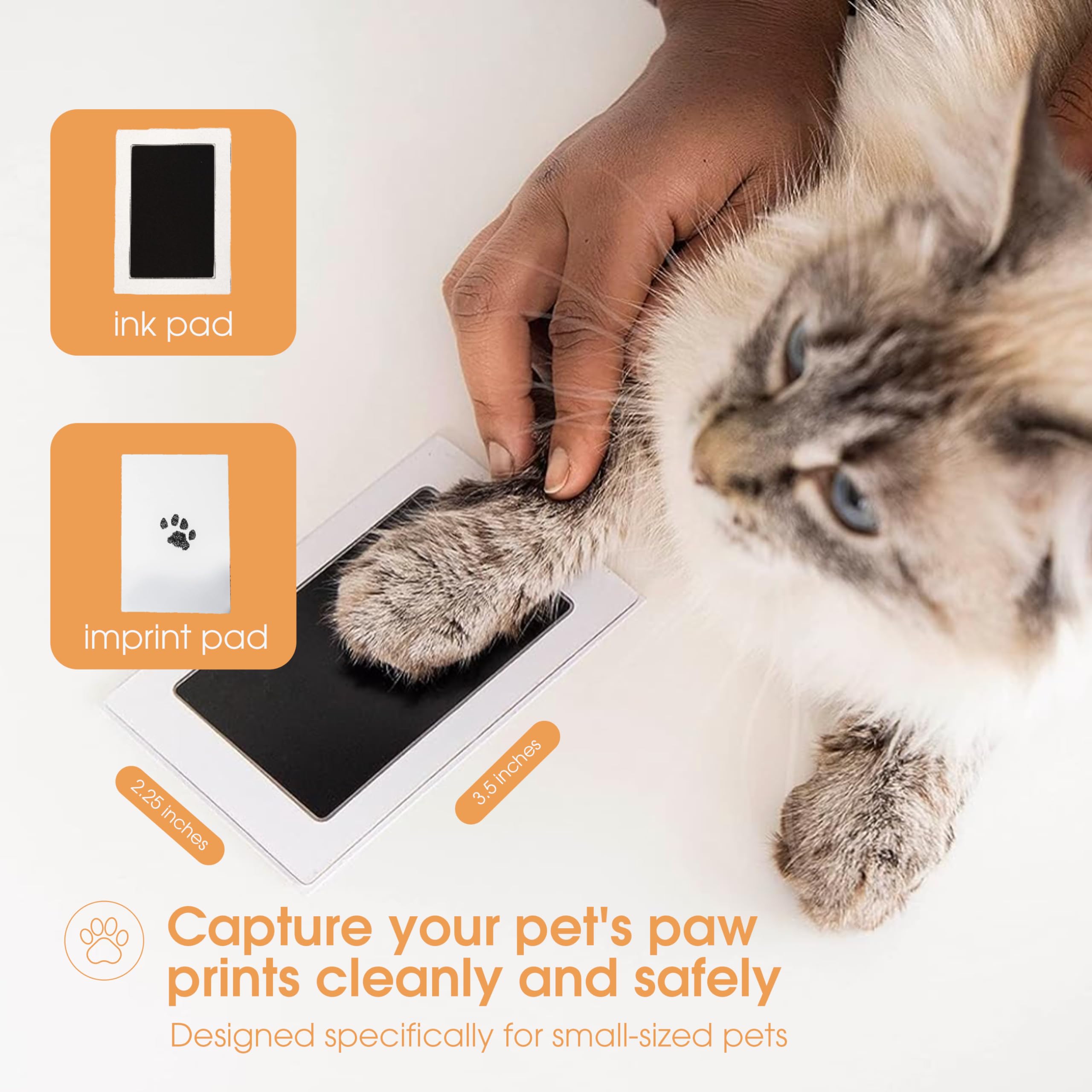 Pearhead impresiones-mascotas-sin-tinta, seguridad certificada para perros y gatos.