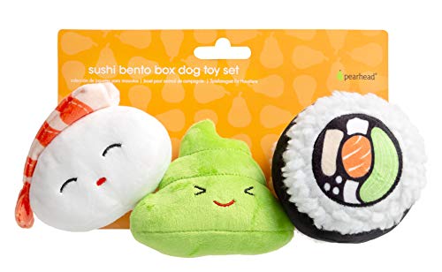 Pearhead Sushi jeu intérieur : peluche légère pour rapporter et lancer.