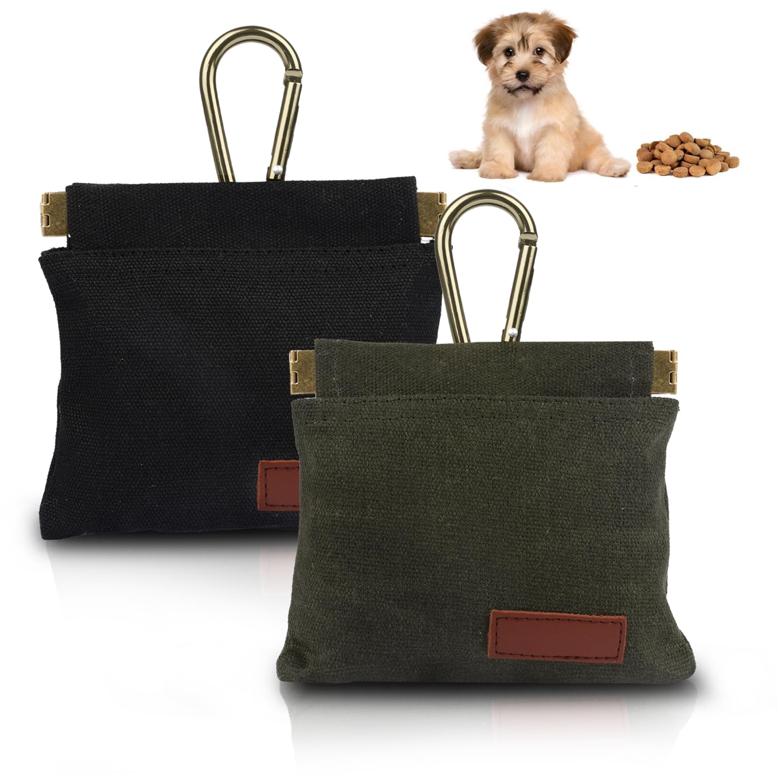 PEASUG bolsitas-premios-entrenamiento-perro: bolsa de premios para entrenamiento, práctica y movimiento sin manos.