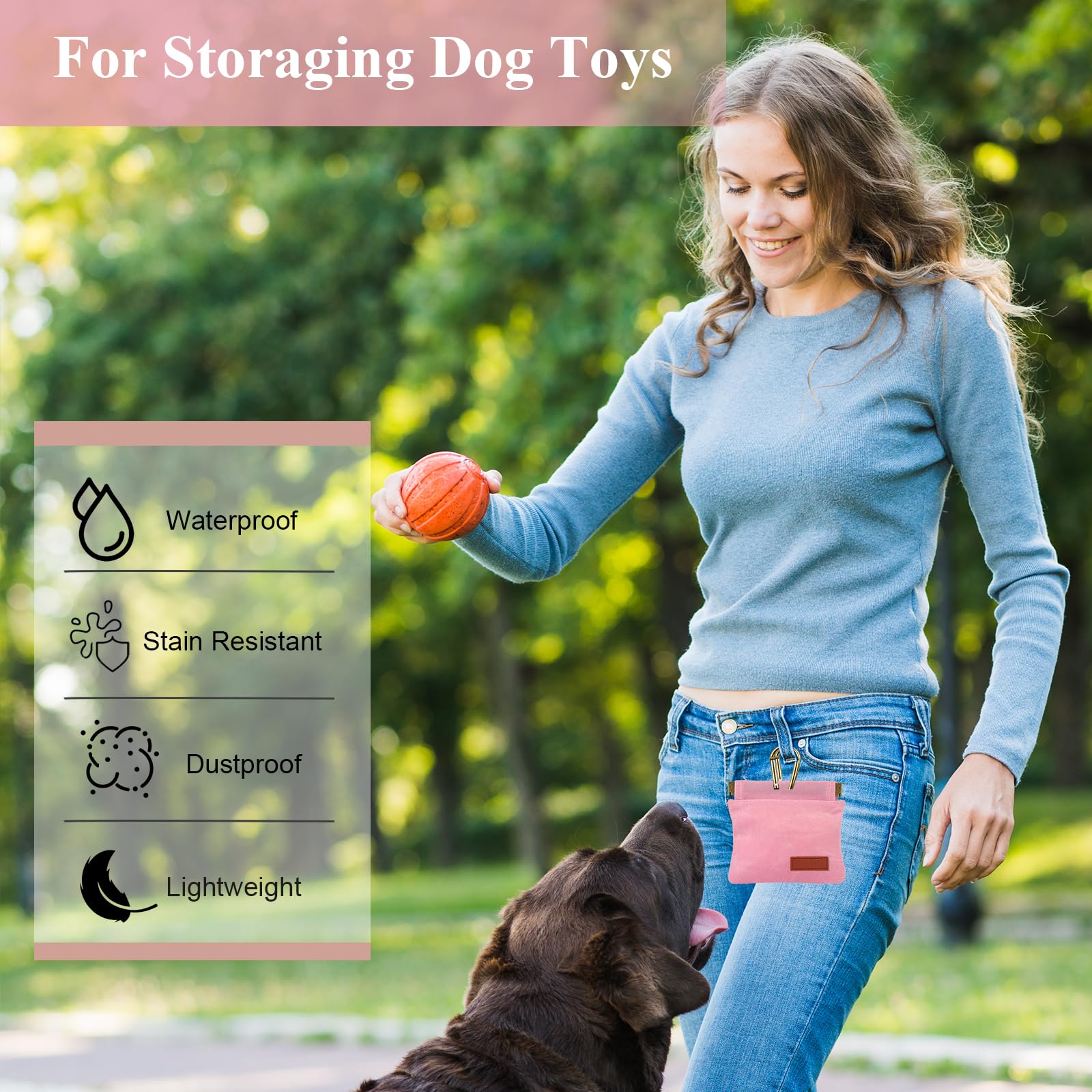 Peasug material Oxford impermeable protege snacks durante salidas.